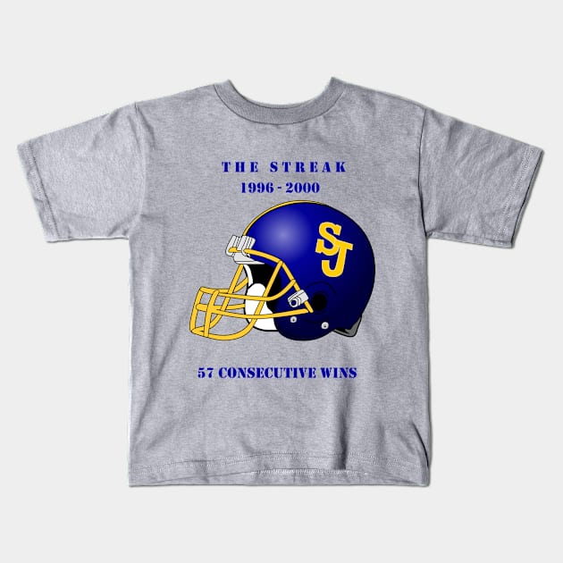 Delphos St. John's Football The Streak Kids T-Shirt by koolshaggy